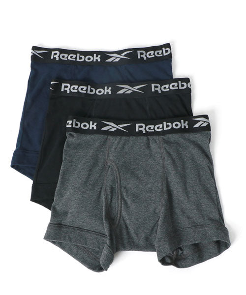 マルカワ MARUKAWA 【Reebok】リーボック ボクサーパンツ 3枚セット [3L 4L 5L 6L]/大きいサイズ メンズ 下着 アンダーウェア 3枚組  前開き ストレッチ【返品不可商品】