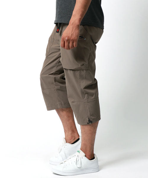 マルカワ MARUKAWA 【OUTDOOR】アウトドア 七分丈クライミングパンツ 撥水加工 UVカット ストレッチ/ メンズ ショートパンツ ひざ下 七分丈 ハーフパンツ リラックス