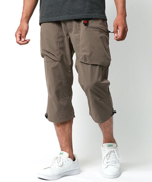 マルカワ MARUKAWA 【OUTDOOR】アウトドア 七分丈クライミングパンツ 撥水加工 UVカット ストレッチ/ メンズ ショートパンツ ひざ下 七分丈 ハーフパンツ リラックス