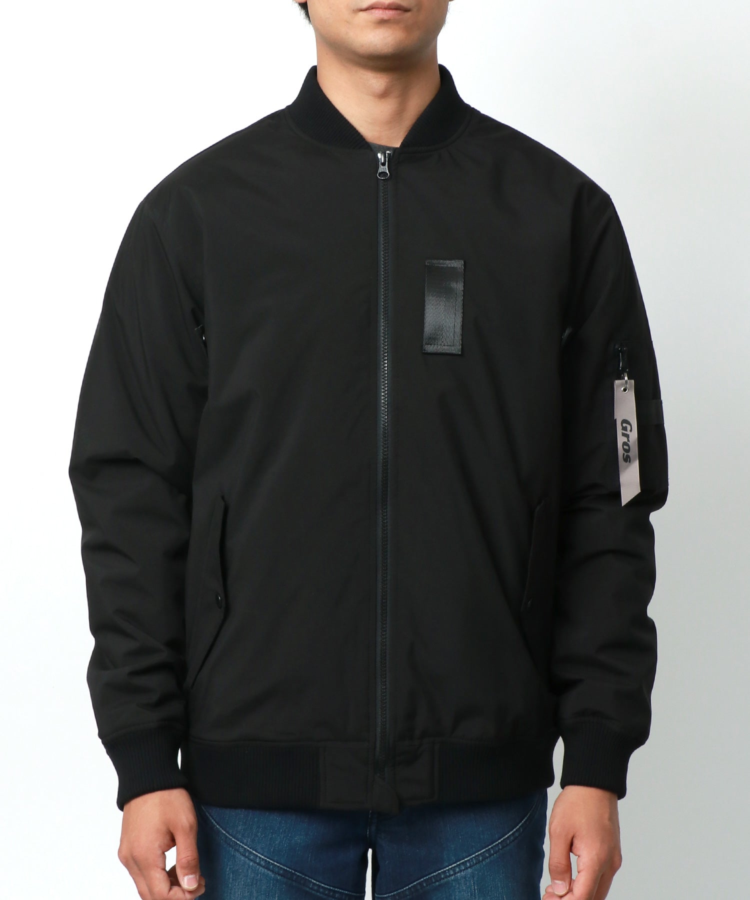 Marukawa MARUKAWA Special Order 【Gros】 Windproof Water-Repellent Light Padding MA-1 Jacket Blouson Riding Bike Jacket