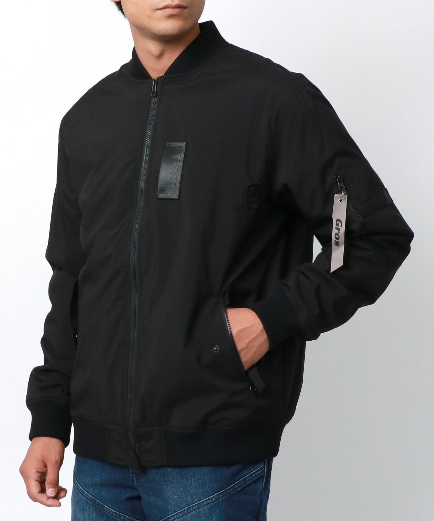 Marukawa MARUKAWA Special Order 【Gros】 Windproof Water-Repellent Light Padding MA-1 Jacket Blouson Riding Bike Jacket
