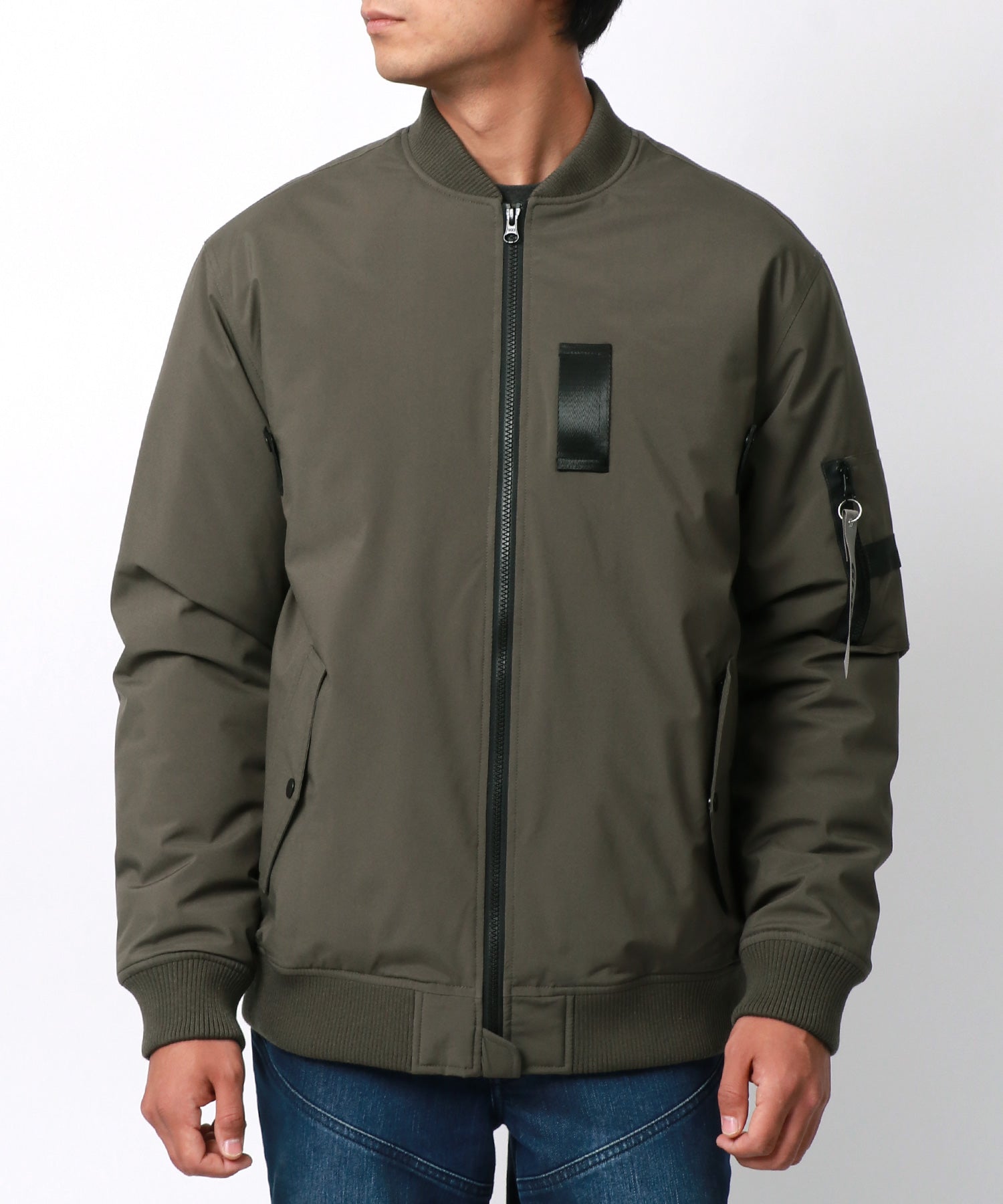 Marukawa MARUKAWA Special Order 【Gros】 Windproof Water-Repellent Light Padding MA-1 Jacket Blouson Riding Bike Jacket