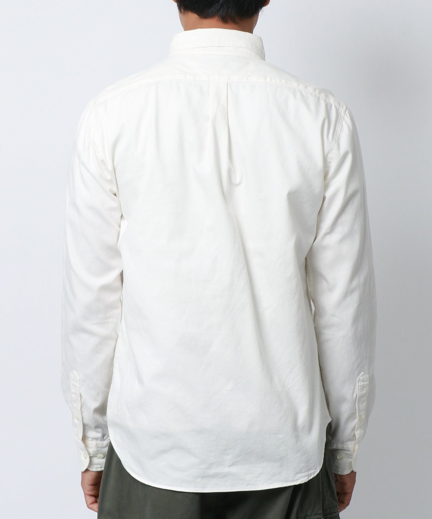マルカワ MARUKAWA 別注 【MRU/エムアールユー】made in JAPAN 国産 綿 オックスフォード ボタンダウンシャツ カジュアル シャツ シンプル 定番 インナー  （ライトブルー） ライトブルー