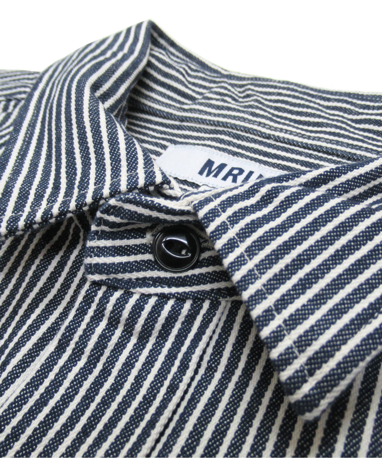 マルカワ MARUKAWA 別注 【MRU/エムアールユー】made in JAPAN 国産 ヒッコリーストライプ シャツ 綿100％ ワークシャツ 日本製 （柄4） 柄4