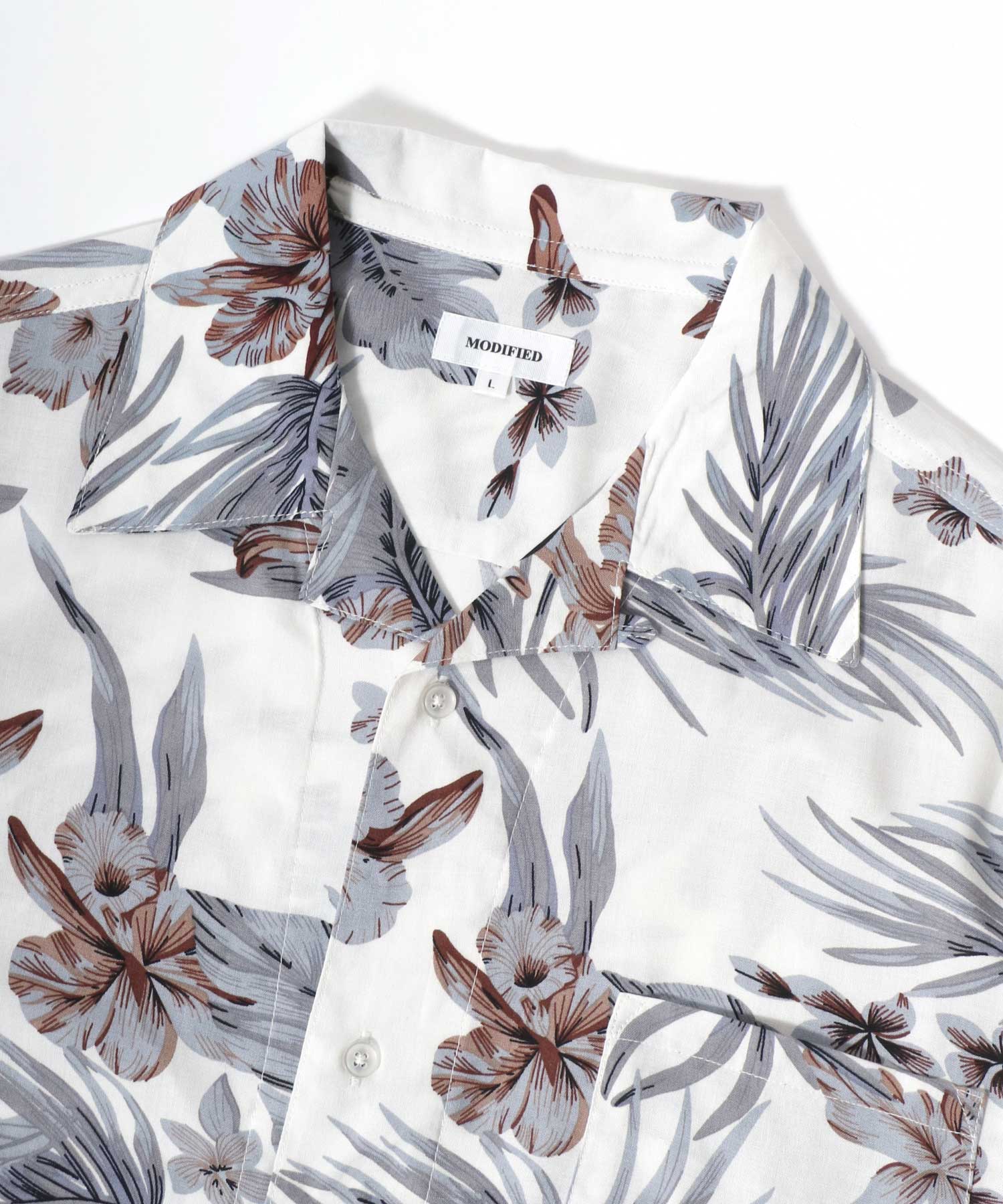 マルカワ MARUKAWA レーヨン アロハシャツ オープンカラー 開襟シャツ 半袖シャツ ハワイアンシャツ 柄 メンズ レディース （ブラック系その他4） ブラック系その他4