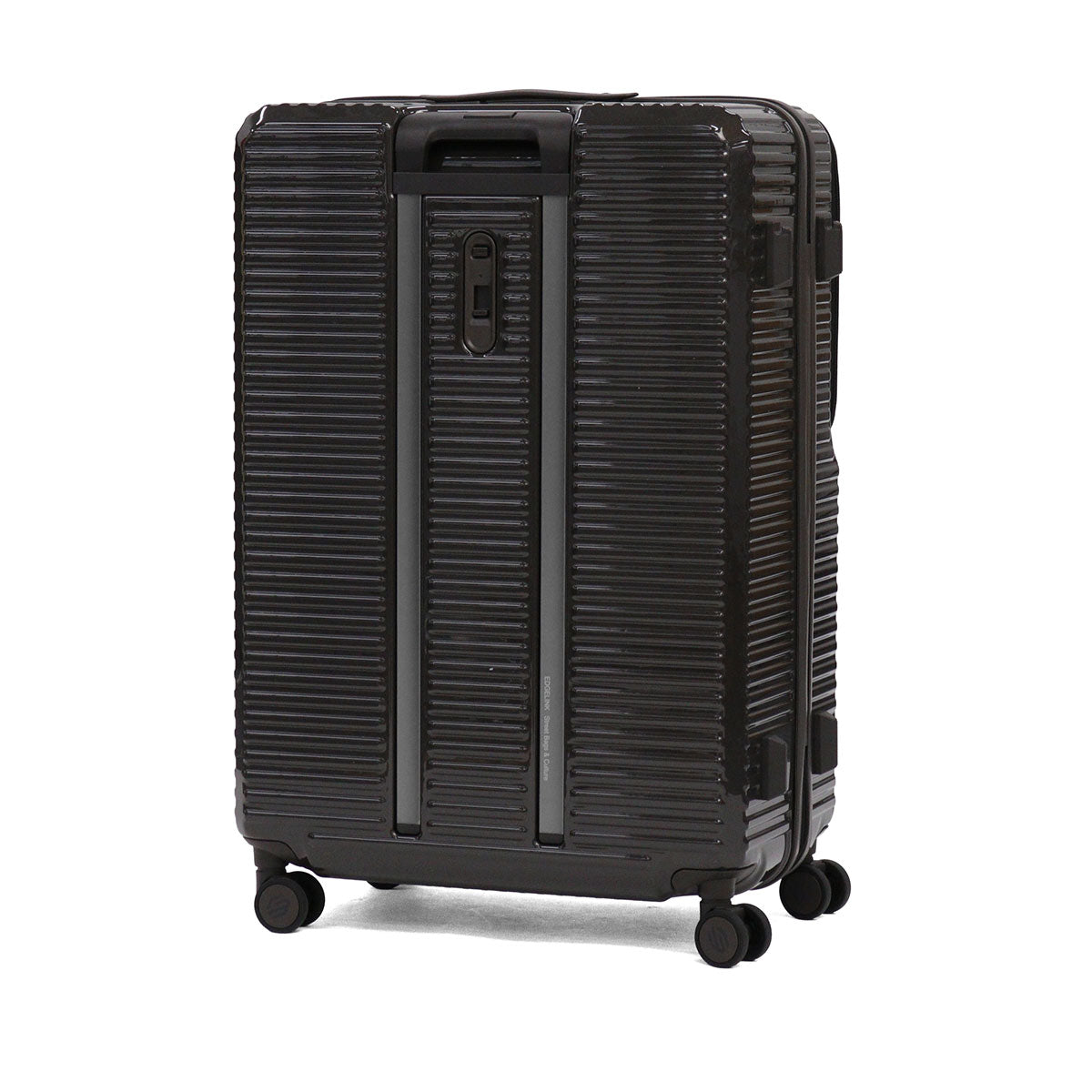 エッジリンク EDGELINK スーツケース フロントオープン ACE 軽量 軽い キャリーケース ストッパー ハード ファスナー PC CRUZBOX GLINT Check-in-L Suitcase 101L 09144 （ブラック） ブラック