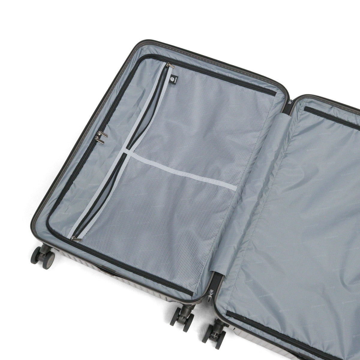 エッジリンク EDGELINK スーツケース フロントオープン ACE 軽量 軽い キャリーケース ストッパー ハード ファスナー PC CRUZBOX GLINT Check-in-L Suitcase 101L 09144 （ブラック） ブラック
