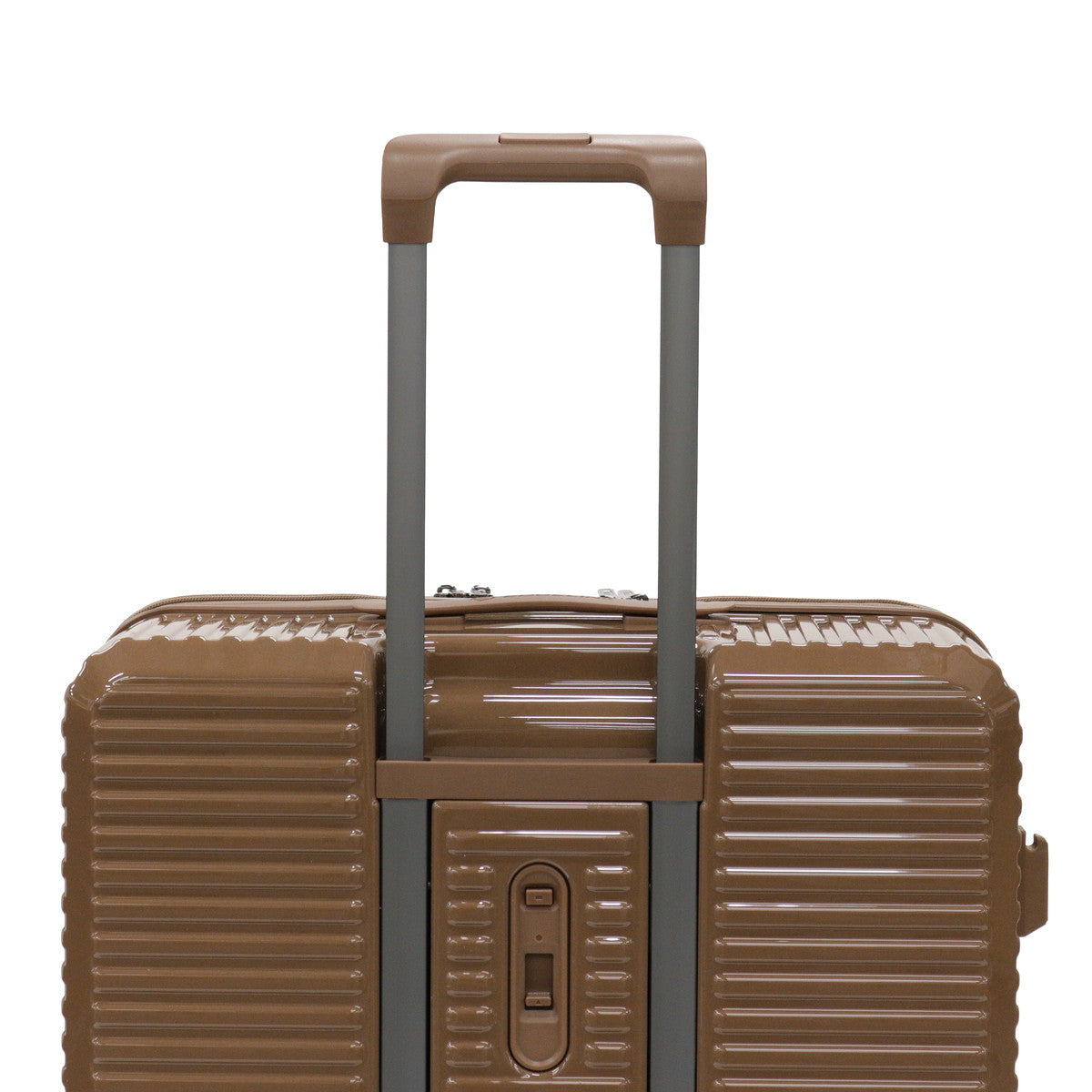 エッジリンク EDGELINK スーツケース フロントオープン ACE 軽量 軽い キャリーケース ストッパー ハード ファスナー PC CRUZBOX GLINT Check-in-L Suitcase 101L 09144 （ブラック） ブラック