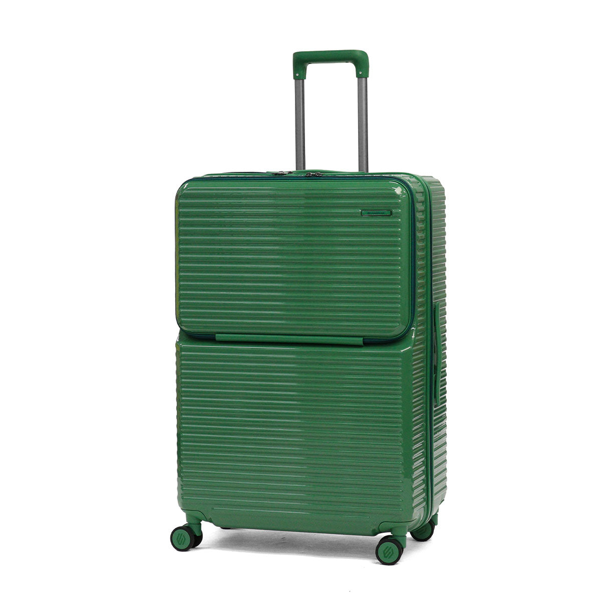 エッジリンク EDGELINK スーツケース フロントオープン ACE 軽量 軽い キャリーケース ストッパー ハード ファスナー PC CRUZBOX GLINT Check-in-L Suitcase 101L 09144 （グリーン） グリーン