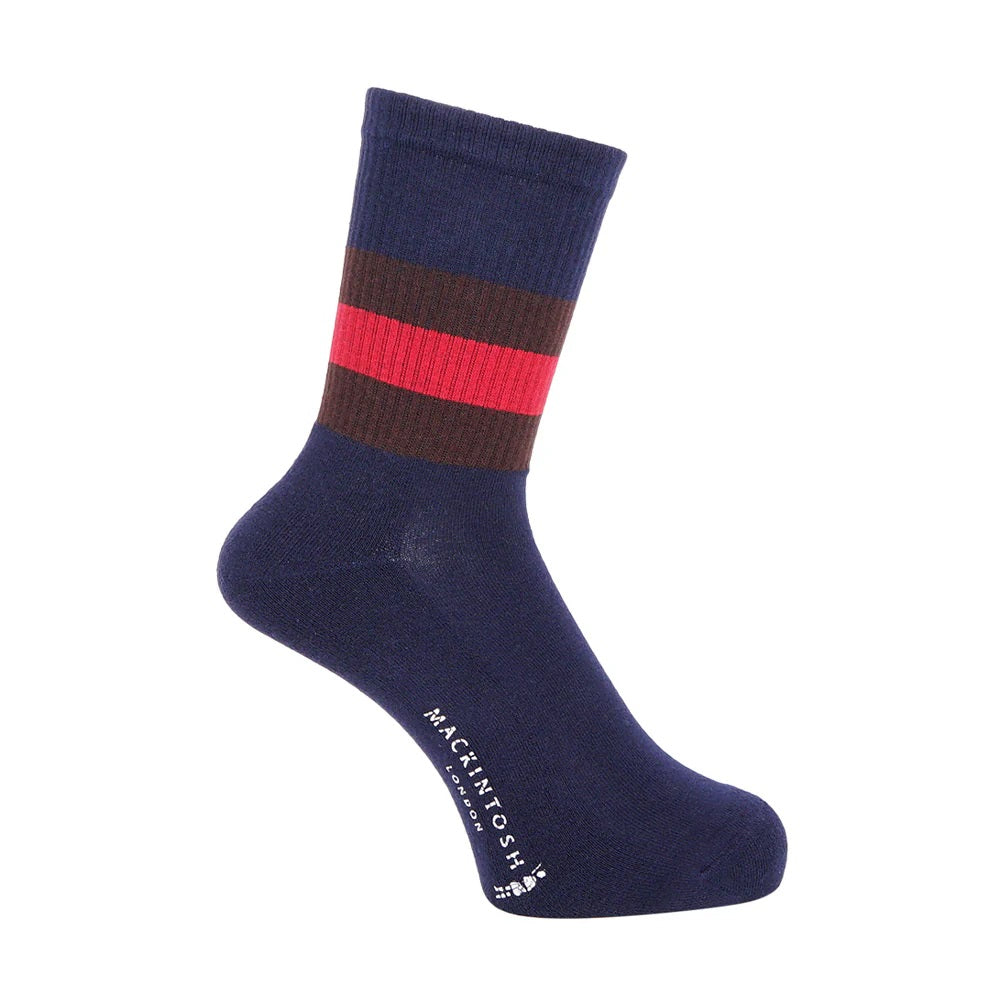 マッキントッシュ ロンドン MACKINTOSH LONDON MLクラブボーダーパイル （ネイビー） ネイビー