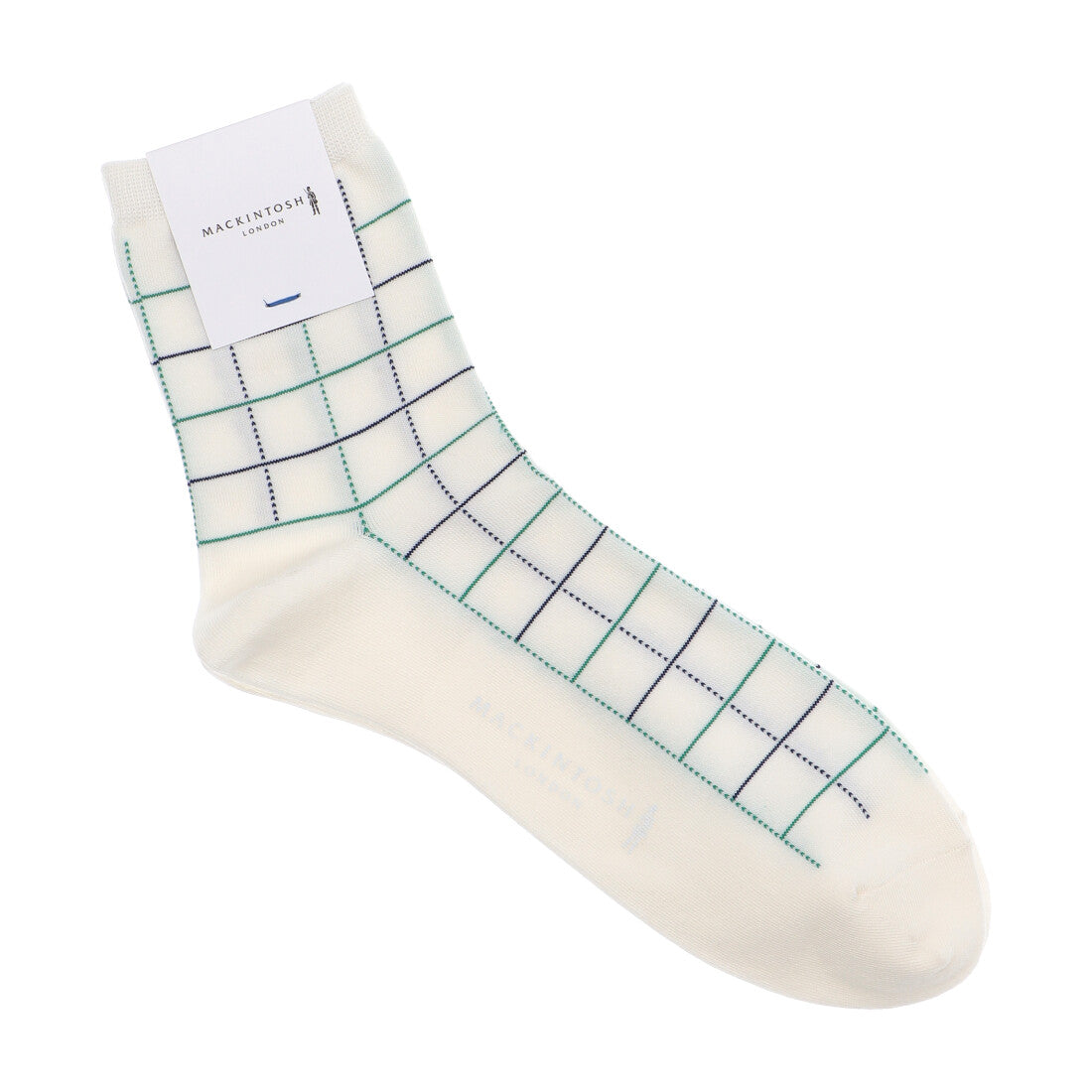 マッキントッシュ ロンドン MACKINTOSH LONDON MLチェックハーフ丈 （ホワイト） ホワイト