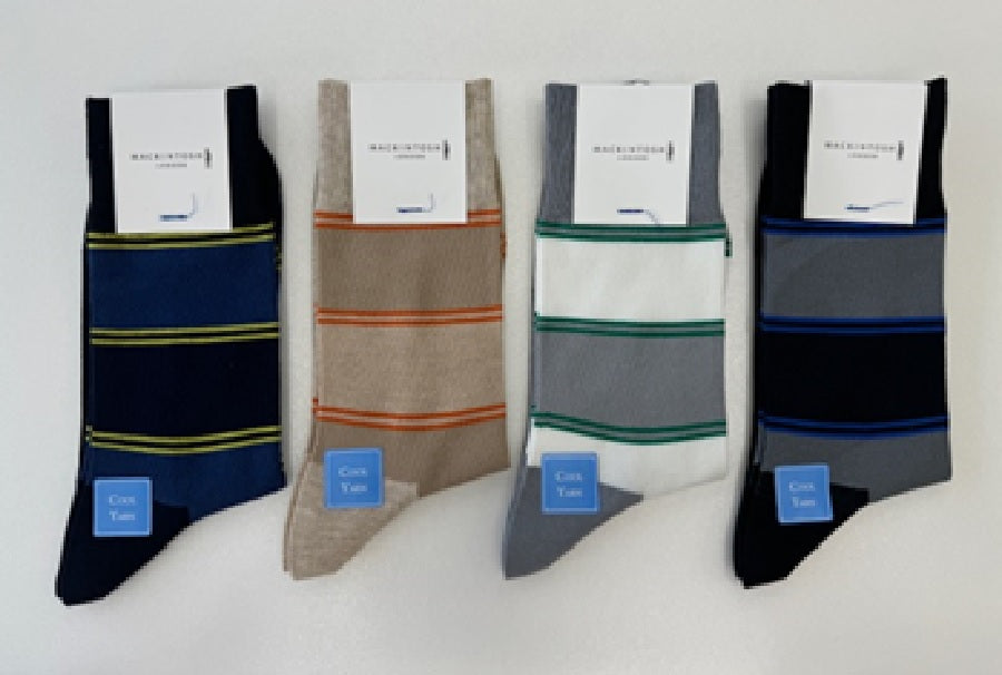 マッキントッシュ ロンドン MACKINTOSH LONDON MLメッシュボーダー22cm丈 （ネイビー） ネイビー
