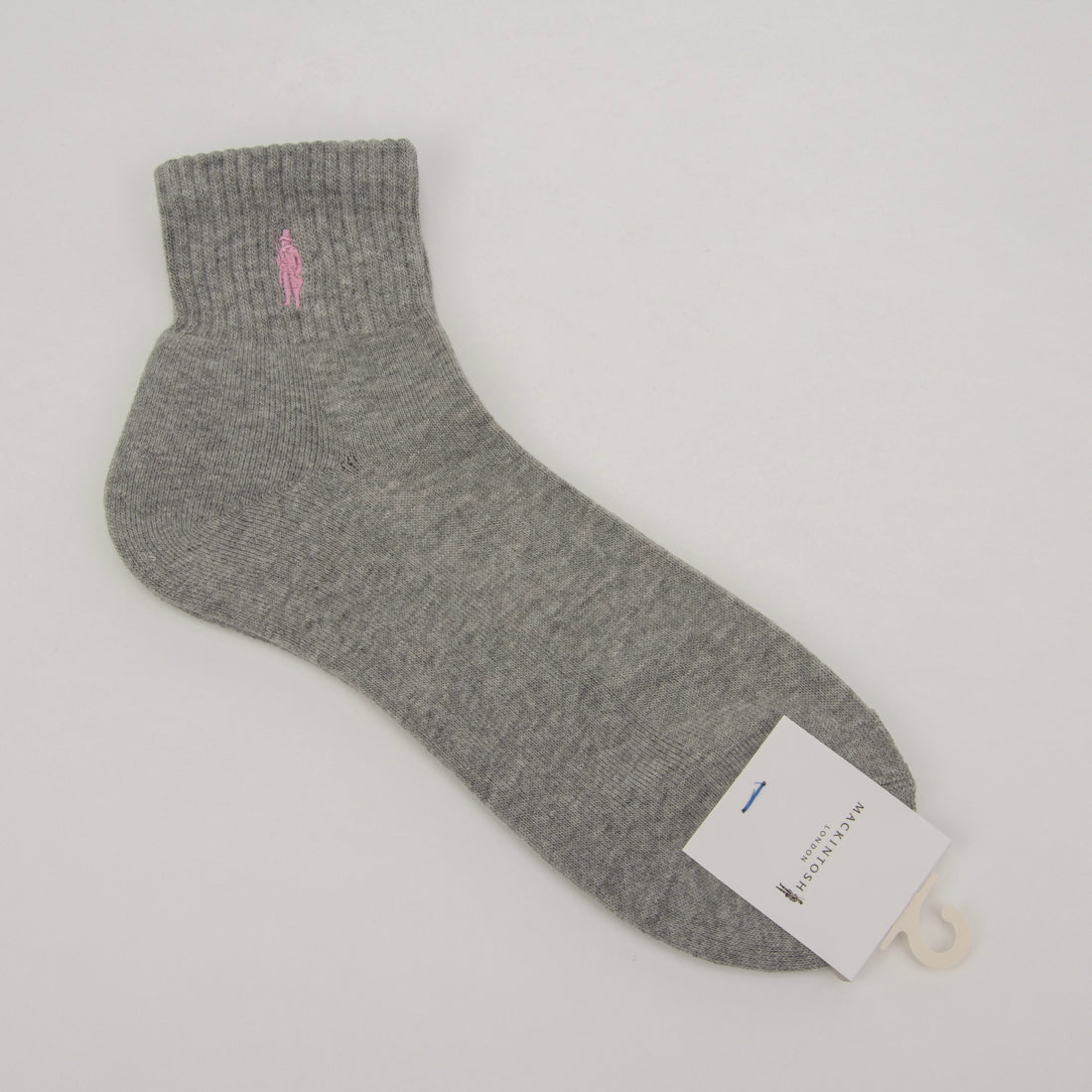 マッキントッシュ ロンドン MACKINTOSH LONDON MLワンポイント刺繍パイルショート （グレー） グレー