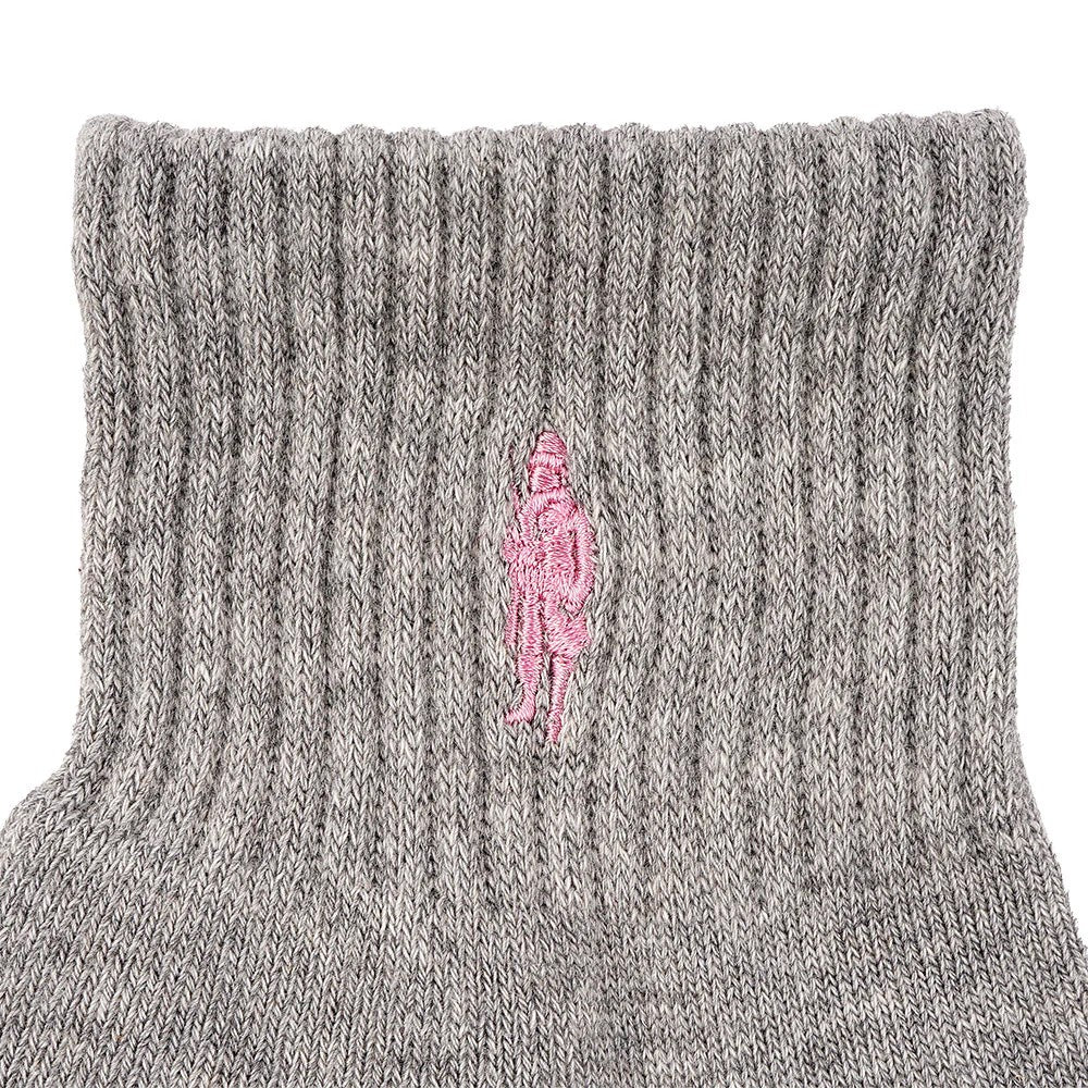 マッキントッシュ ロンドン MACKINTOSH LONDON MLワンポイント刺繍パイルショート （グレー） グレー