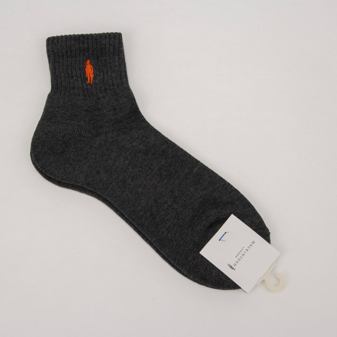 マッキントッシュ ロンドン MACKINTOSH LONDON MLワンポイント刺繍パイルショート （チャコールグレー） チャコールグレー