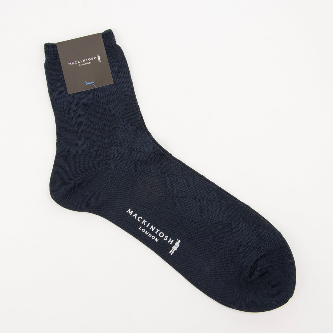 マッキントッシュ ロンドン MACKINTOSH LONDON MLアーガイルリンクスハーフ丈 （ネイビー） ネイビー