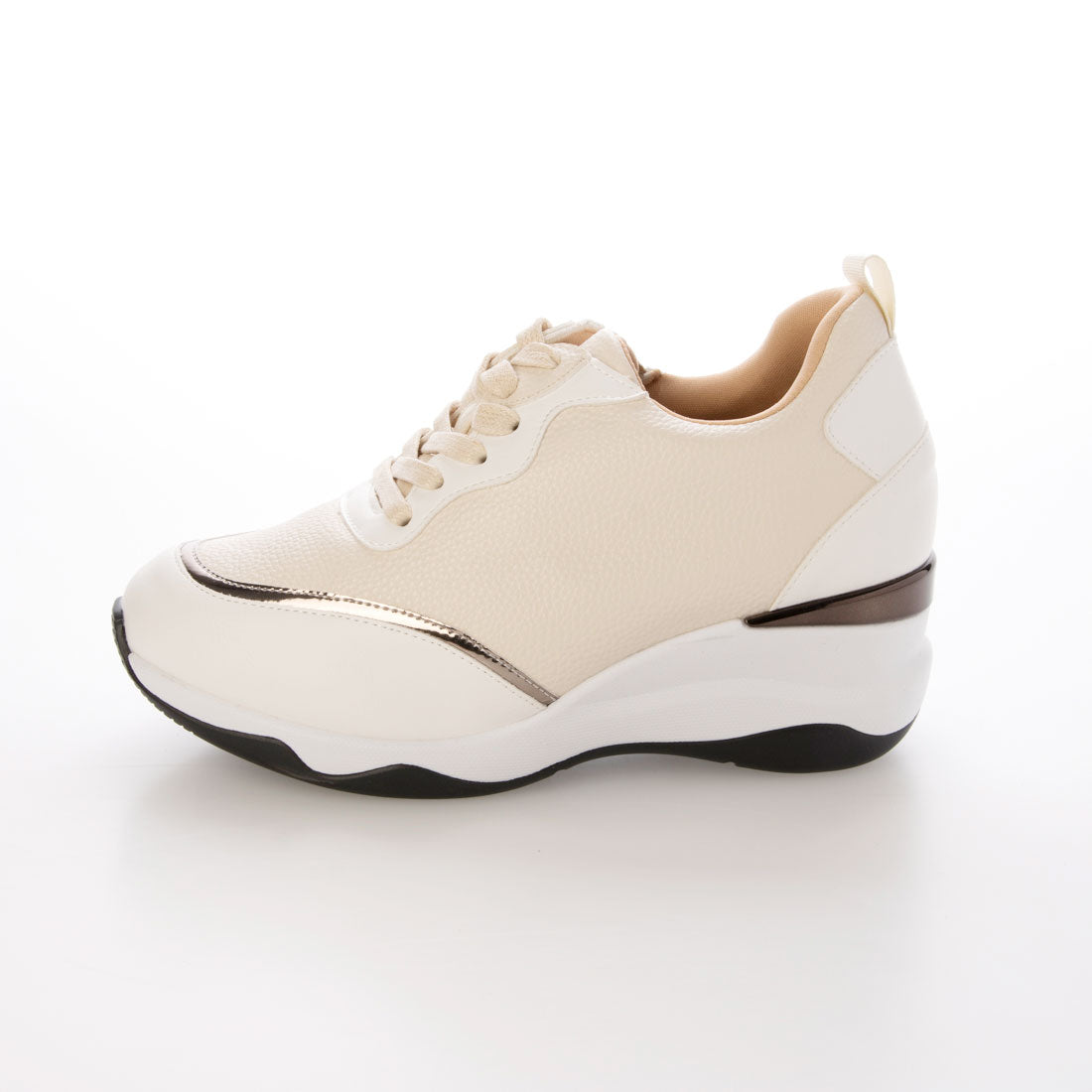 Masyugirl 【4E Wide】 3D Insole Thick-soled Sneakers with Side Zipper