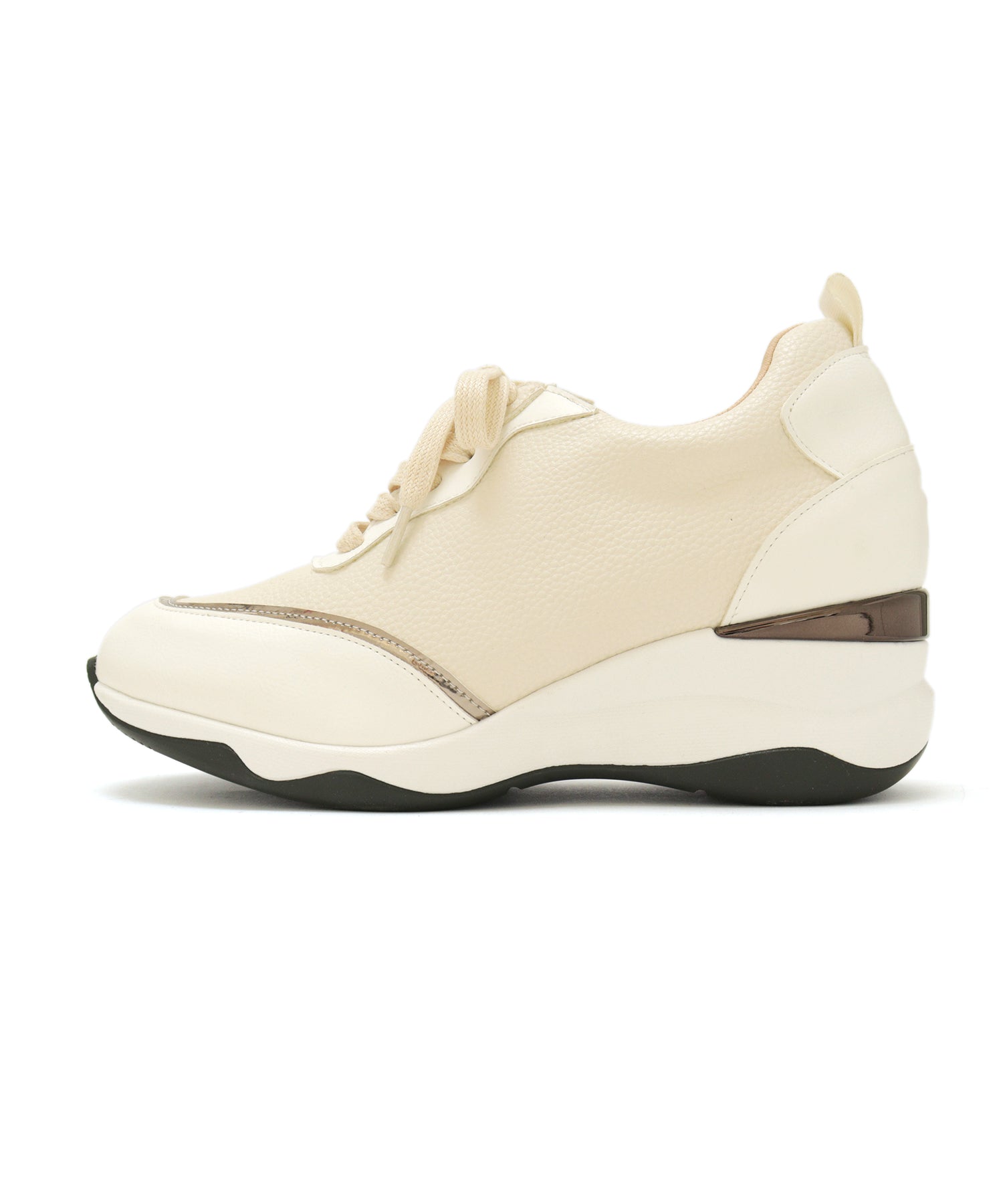Masyugirl 【4E Wide】 3D Insole Thick-soled Sneakers with Side Zipper