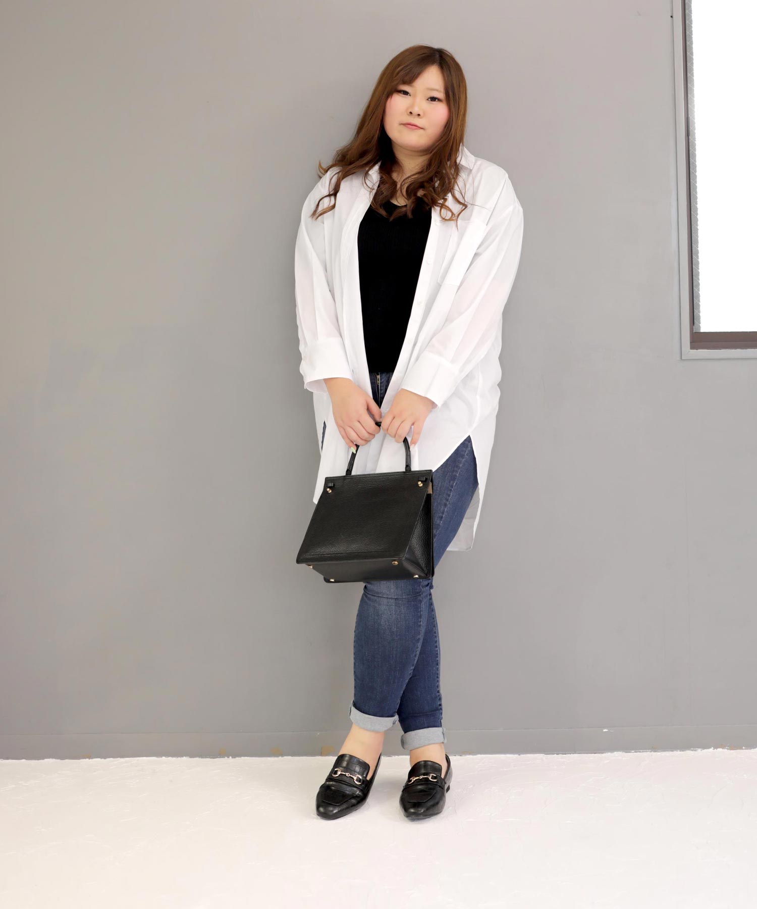 マシュガール masyugirl 【4E幅広・大きいサイズ】スクエアトゥビット付きローファー  SOROTTO