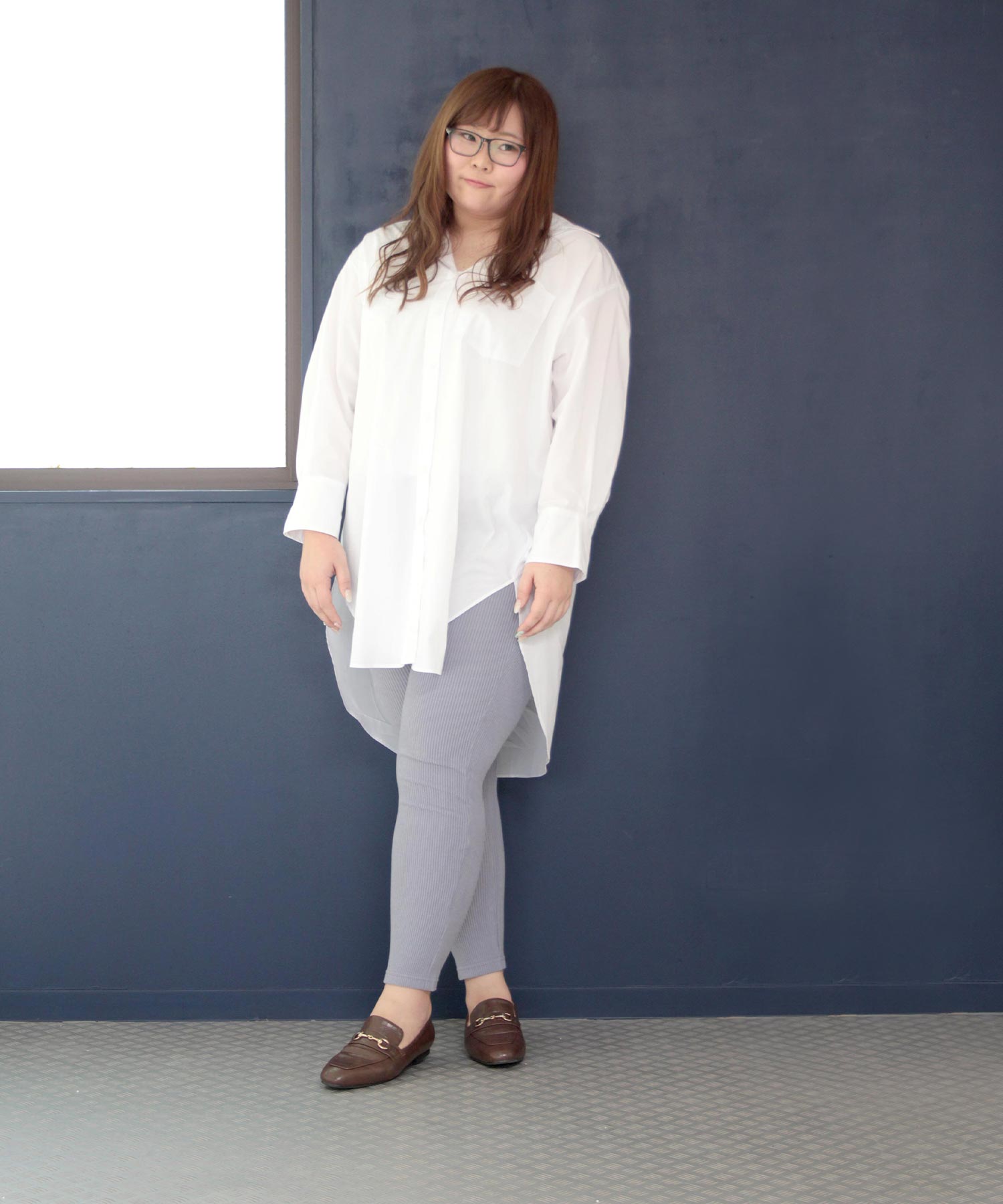 マシュガール masyugirl 【4E幅広・大きいサイズ】スクエアトゥビット付きローファー  SOROTTO