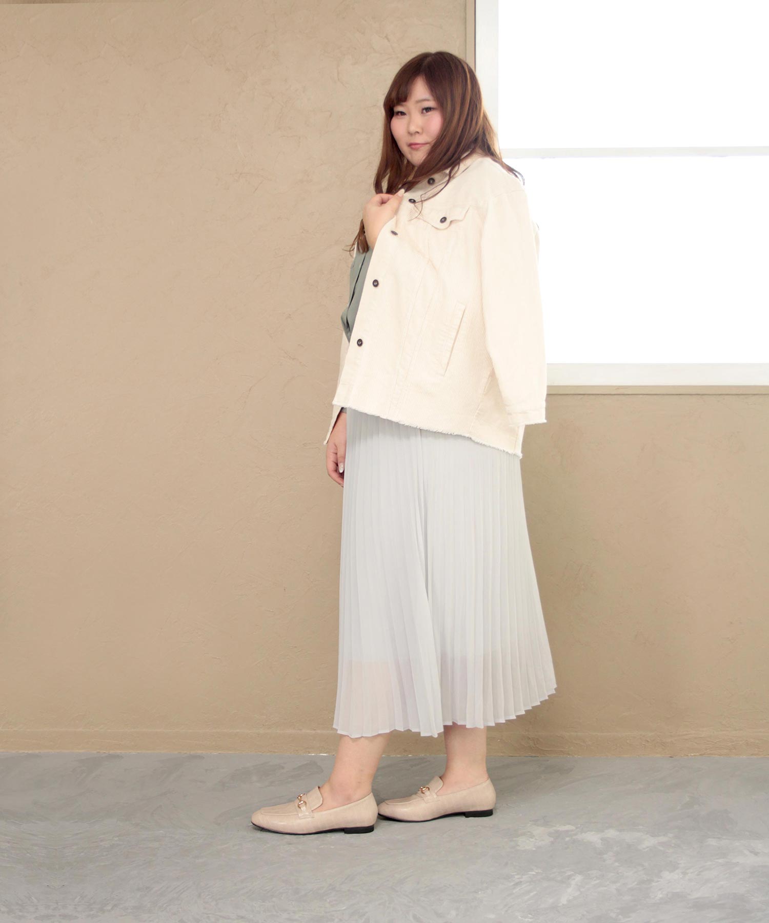 マシュガール masyugirl 【4E幅広・大きいサイズ】スクエアトゥビット付きローファー  SOROTTO