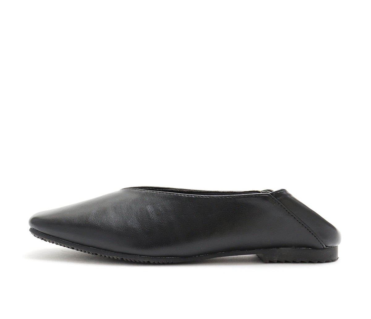 Mashugirl masyugirl [4E wide/large size] Square toe V-cut flat pumps
