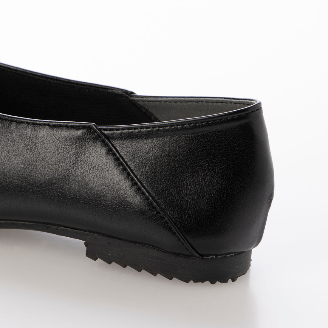 Mashugirl masyugirl [4E wide/large size] Square toe V-cut flat pumps
