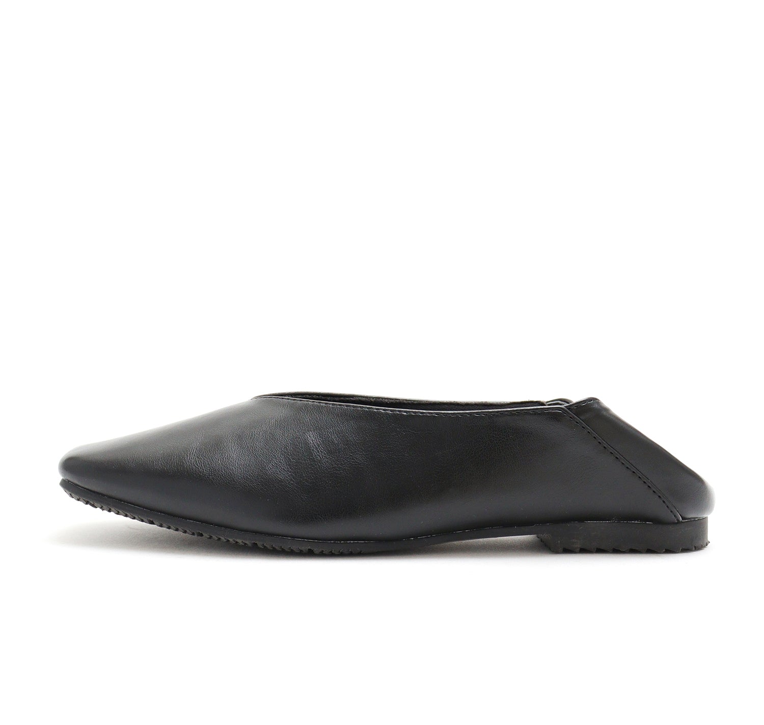 Mashugirl masyugirl [4E wide/large size] Square toe V-cut flat pumps