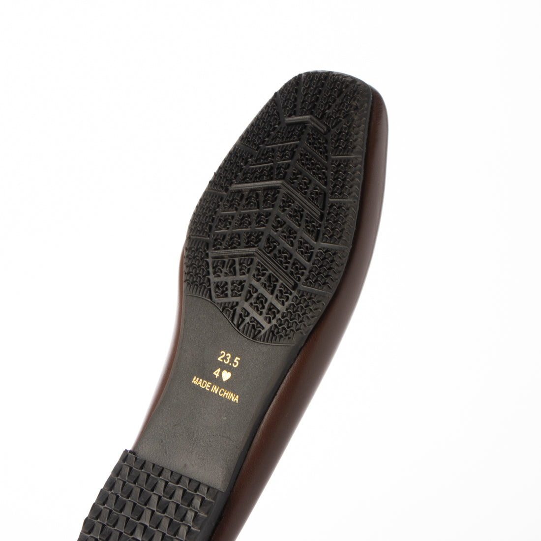 Mashugirl masyugirl [4E wide/large size] Square toe V-cut flat pumps