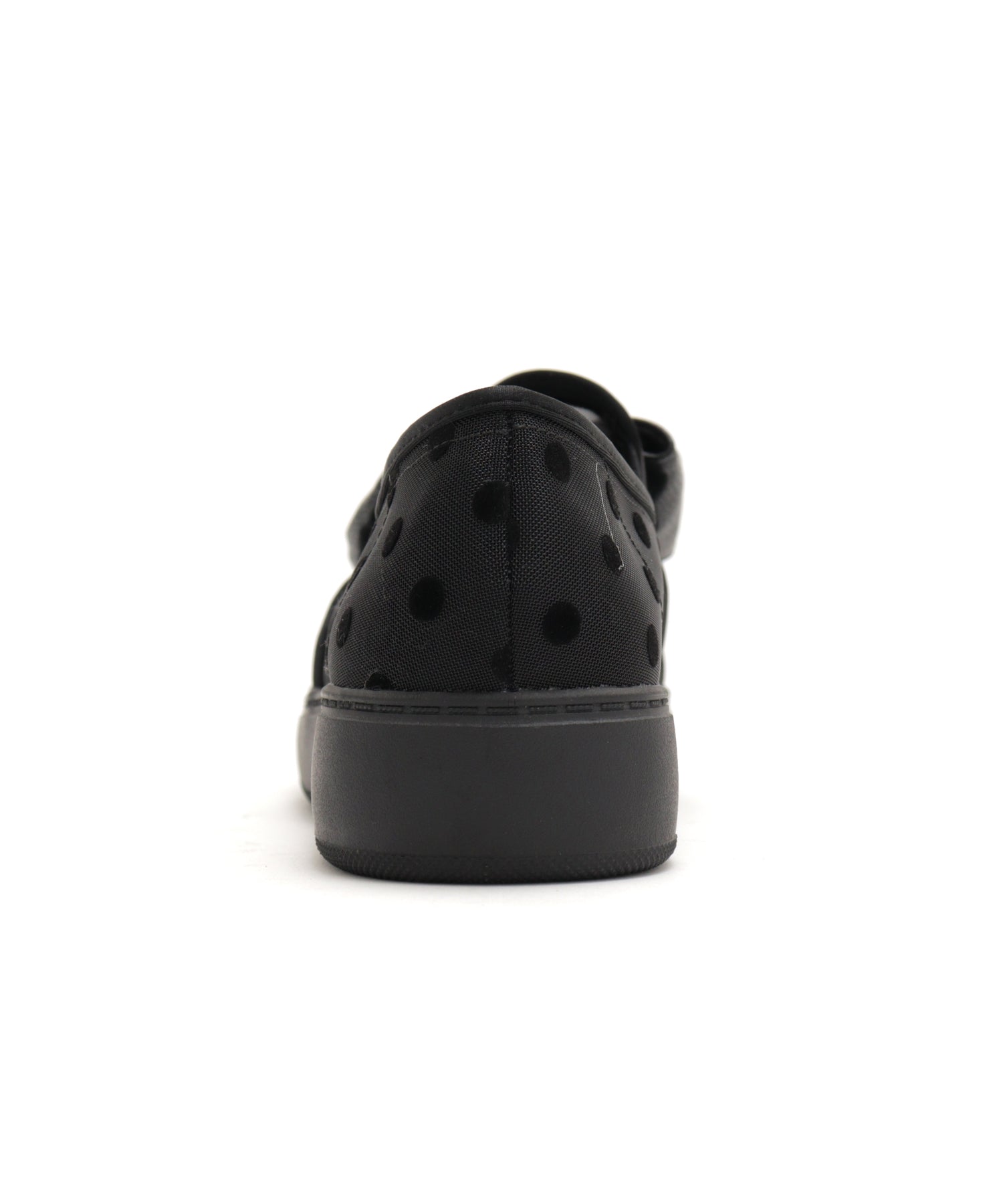 Masyugirl Large Size [Lightweight] Slip-on Sneakers with Dot Pattern and Ribbon