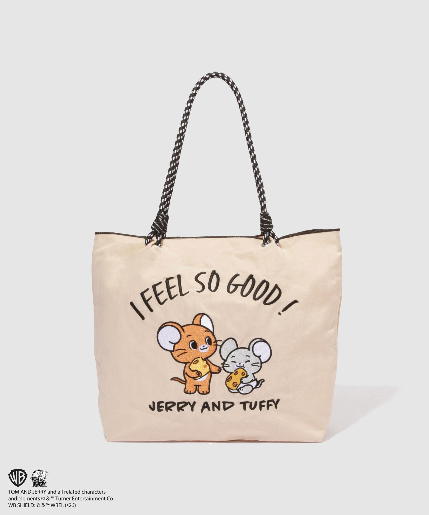 マックハウス Mac-House Tom and Jerry ナイロン刺繍バッグ （パープル） パープル