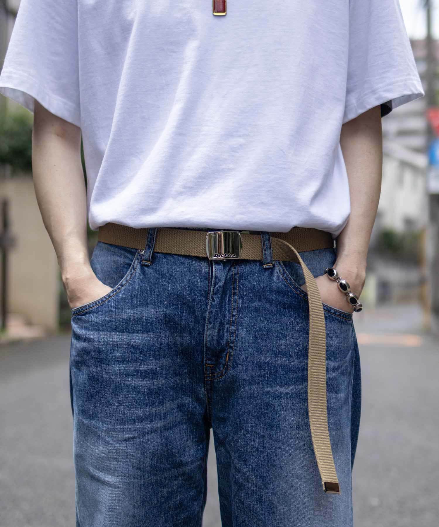 マックハウス Mac-House Dickies ディッキーズ GIベルト 無地 DS0741IS （カーキ） カーキ