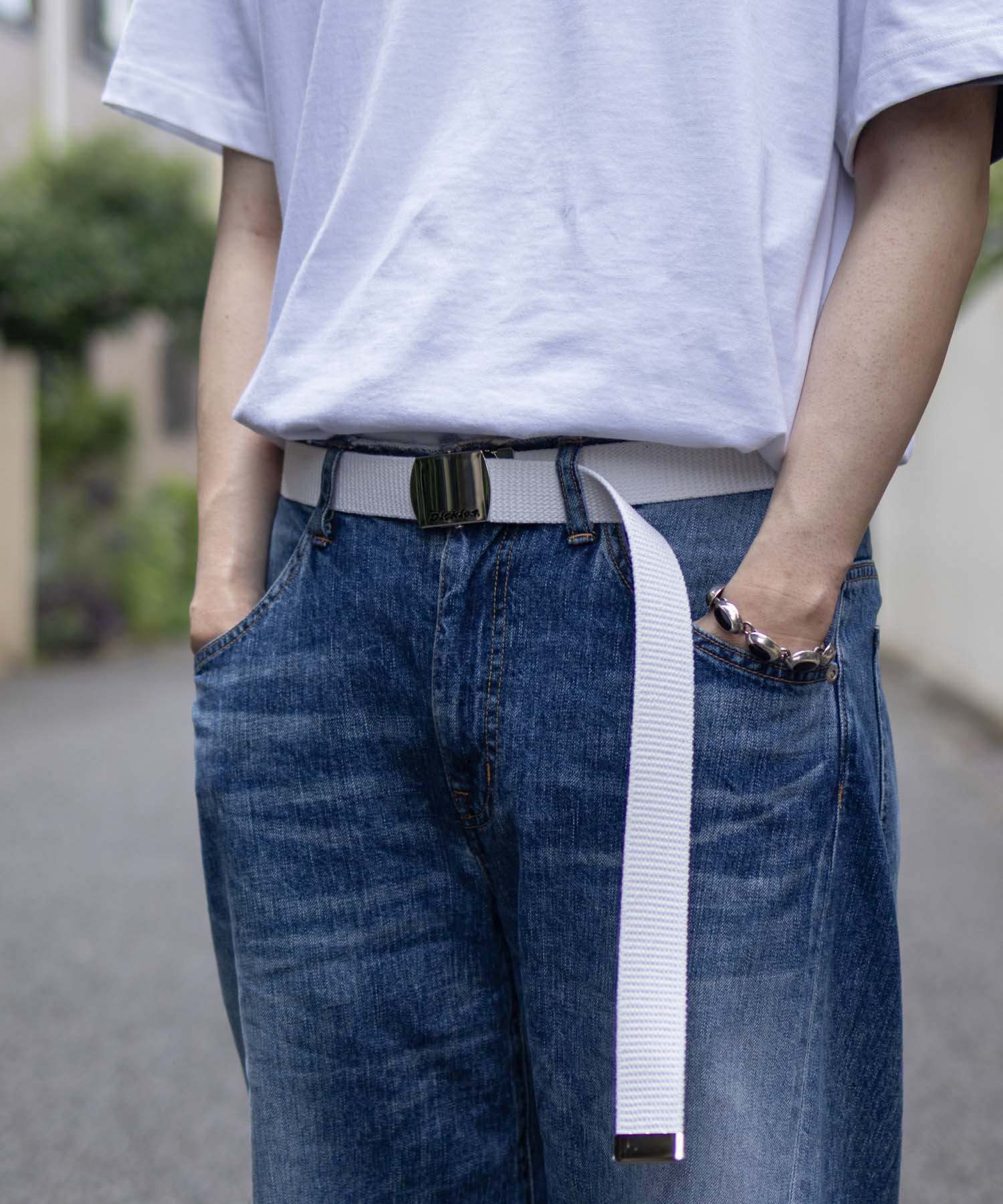 マックハウス Mac-House Dickies ディッキーズ GIベルト 無地 DS0741IS （カーキ） カーキ