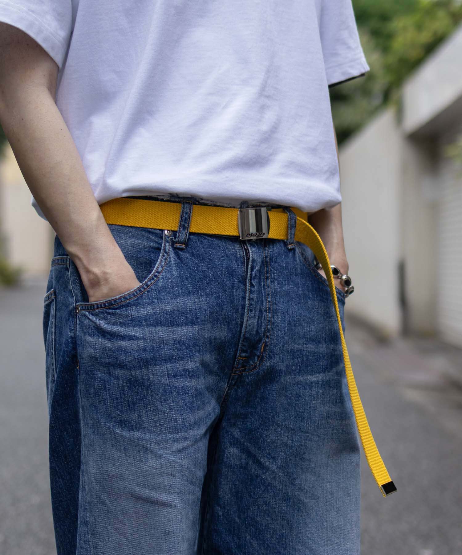 マックハウス Mac-House Dickies ディッキーズ GIベルト 無地 DS0741IS （カーキ） カーキ