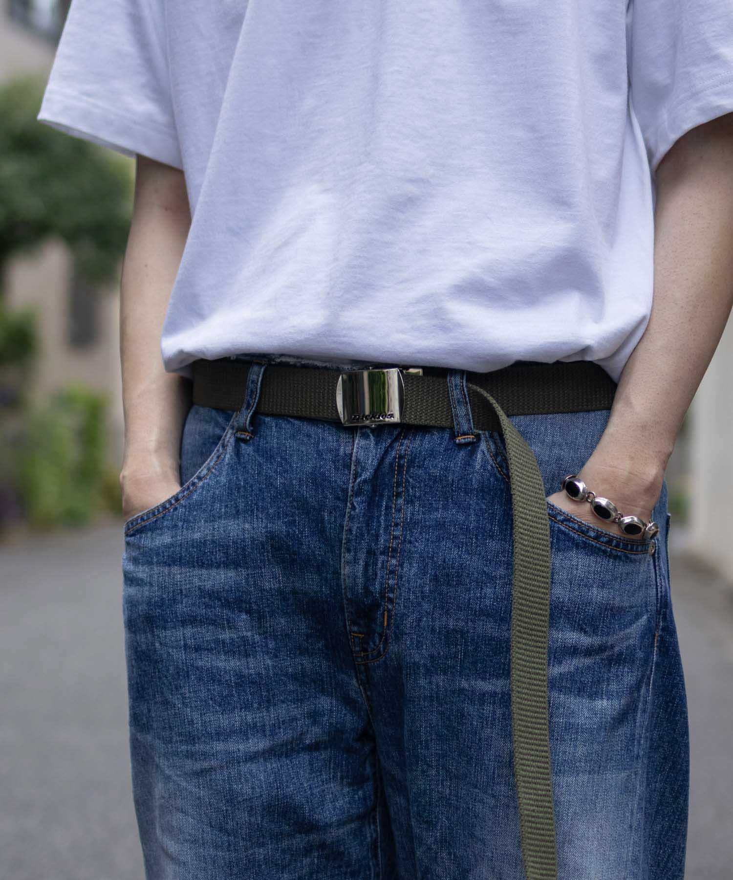 マックハウス Mac-House Dickies ディッキーズ GIベルト 無地 DS0741IS （カーキ） カーキ