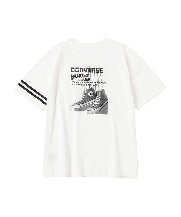マックハウス Mac-House CONVERSE コンバース バックプリントTシャツ CM2552 （ホワイト） ホワイト