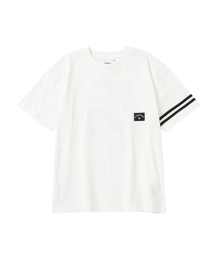 マックハウス Mac-House CONVERSE コンバース バックプリントTシャツ CM2552 （ホワイト） ホワイト