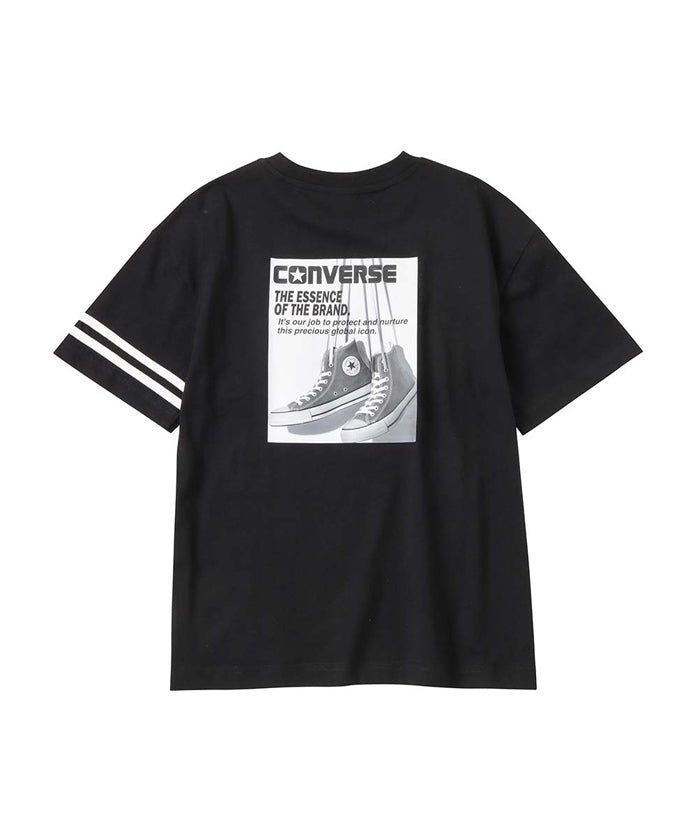 マックハウス Mac-House CONVERSE コンバース バックプリントTシャツ CM2552 （ブラック） ブラック