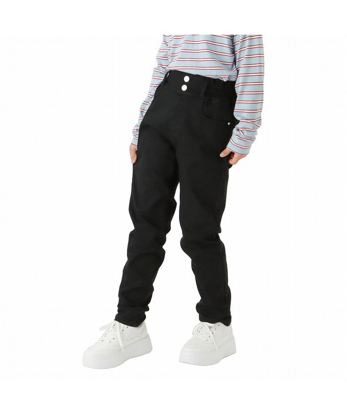 マックハウス Mac-House NAVY ネイビー パウダー起毛カラースキニーパンツ M41484C