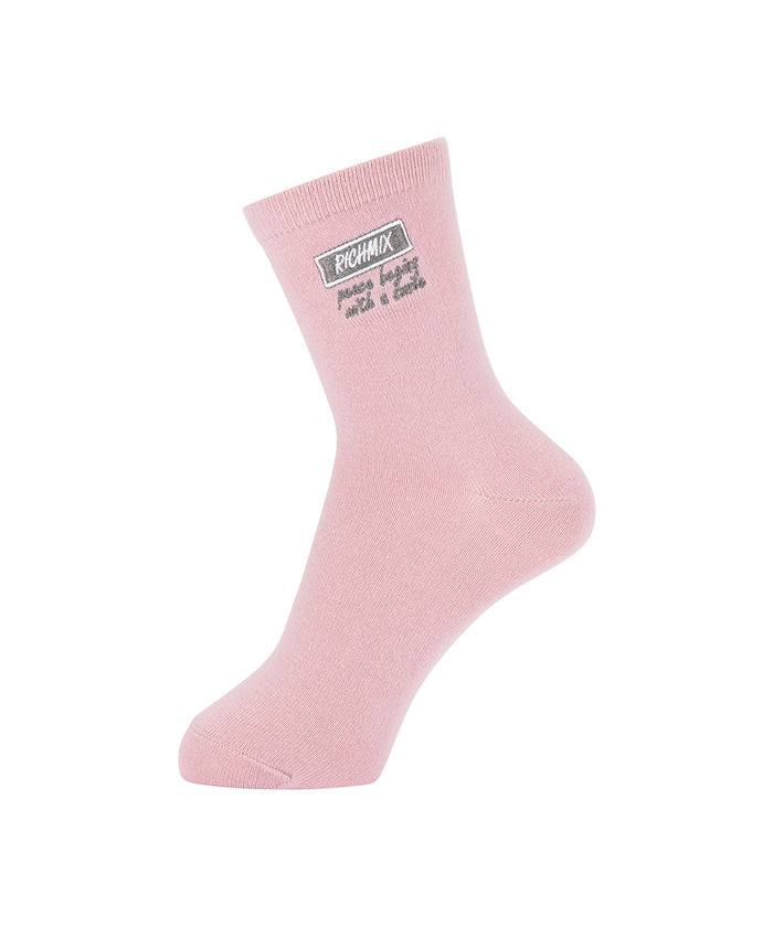 Mac-House RICH MIX Crew Socks with Logo Embroidery 61U35300