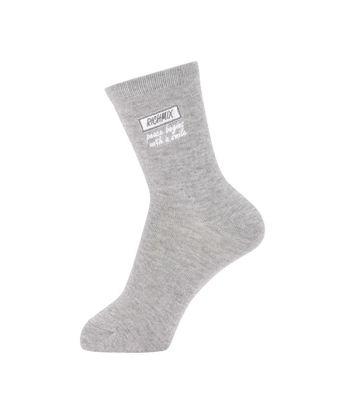 Mac-House RICH MIX Crew Socks with Logo Embroidery 61U35300