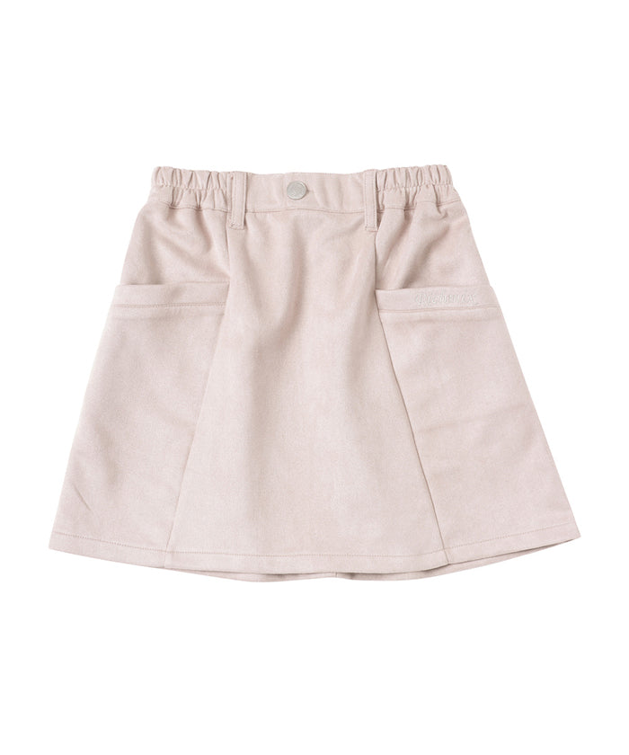 Mac-House RICH MIX Faux Suede Skirt with Bonten Charm 335579108