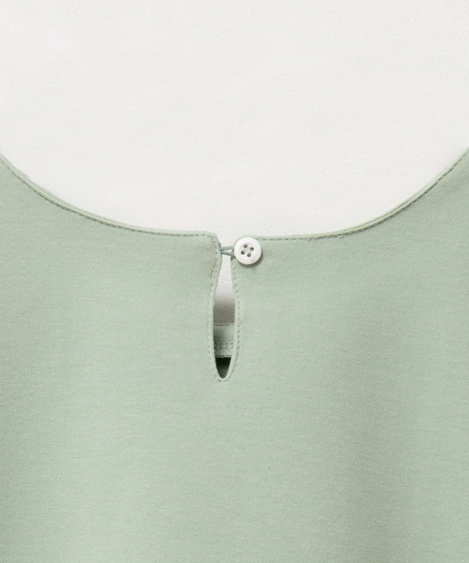 マックハウス Mac-House NAVY ネイビー ポンチ素材 フェイクレイヤードチュニック KMH241019