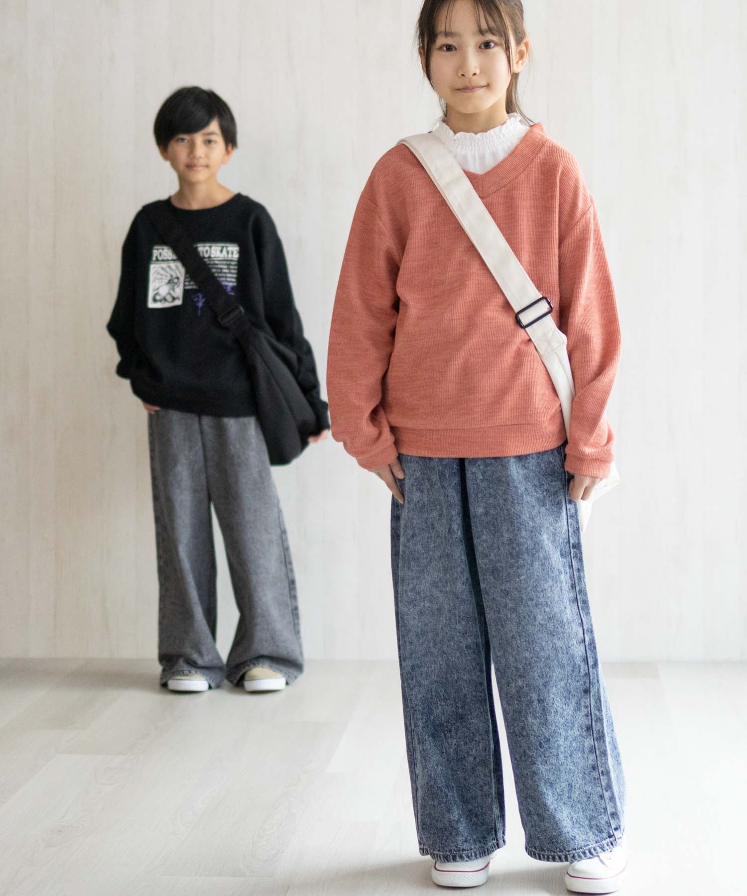 麥克豪斯 Mac-House 牛仔寬褲