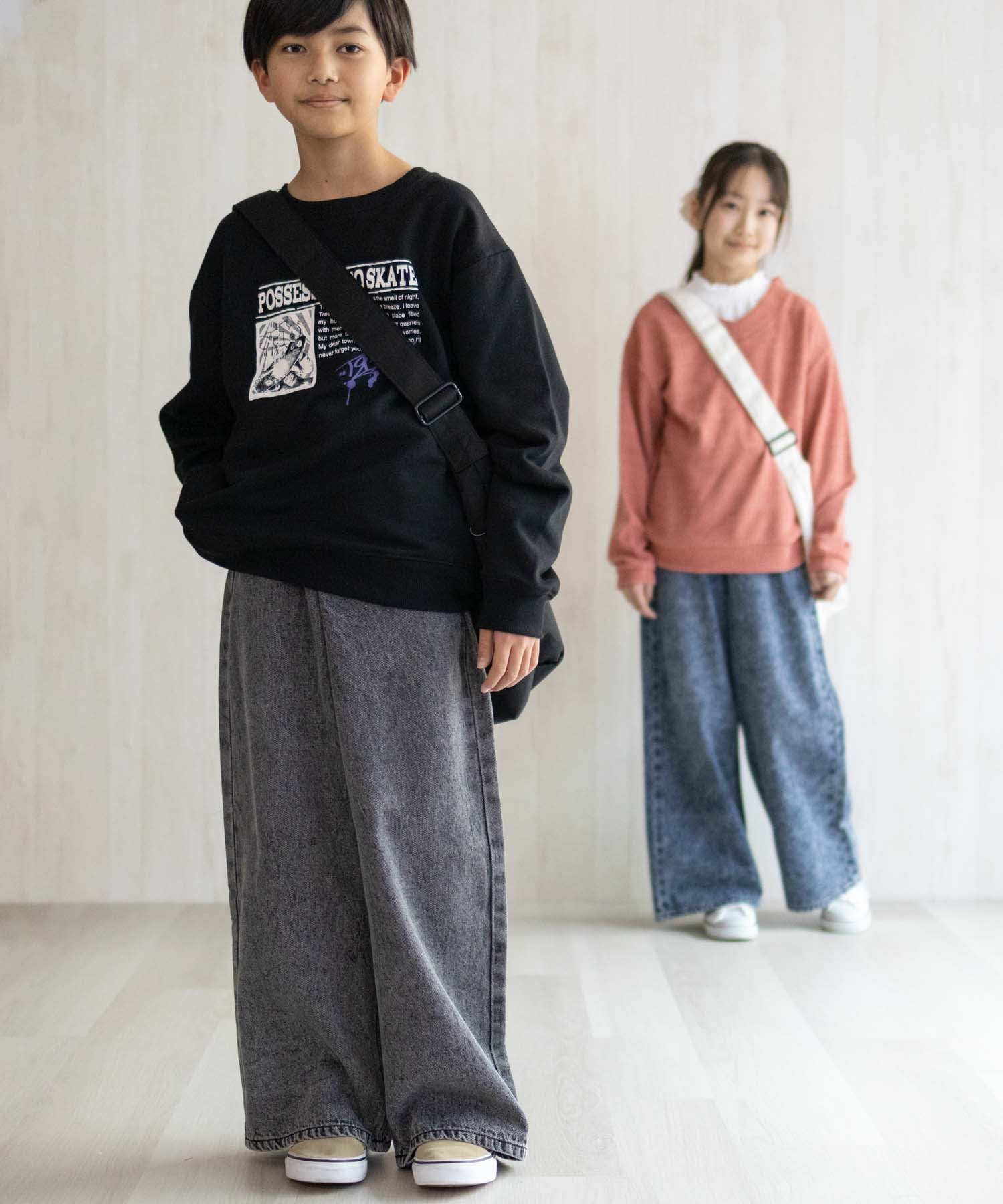 麥克豪斯 Mac-House 牛仔寬褲