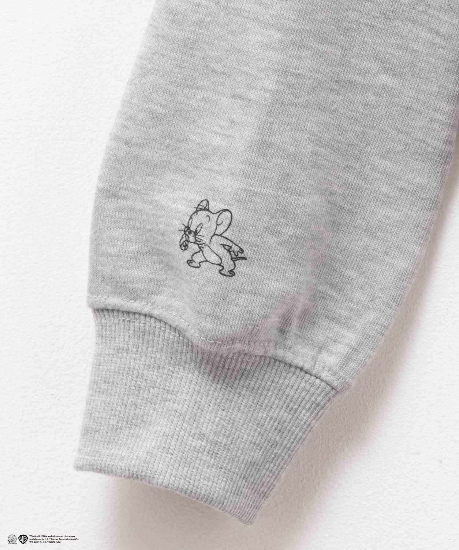 マックハウス Mac-House Tom and Jerry サガラ刺繍トレーナー