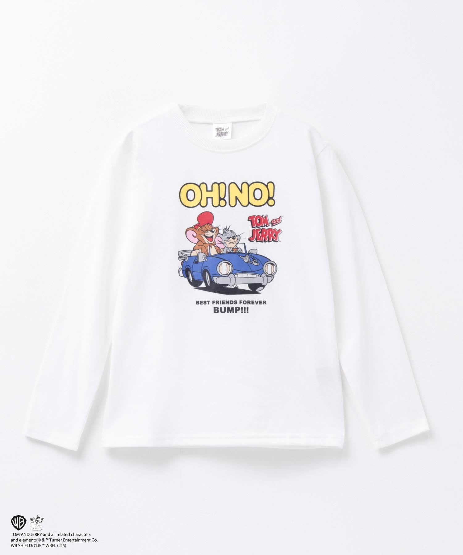 マックハウス Mac-House Tom and Jerry プリントTシャツ （オフホワイト） オフホワイト