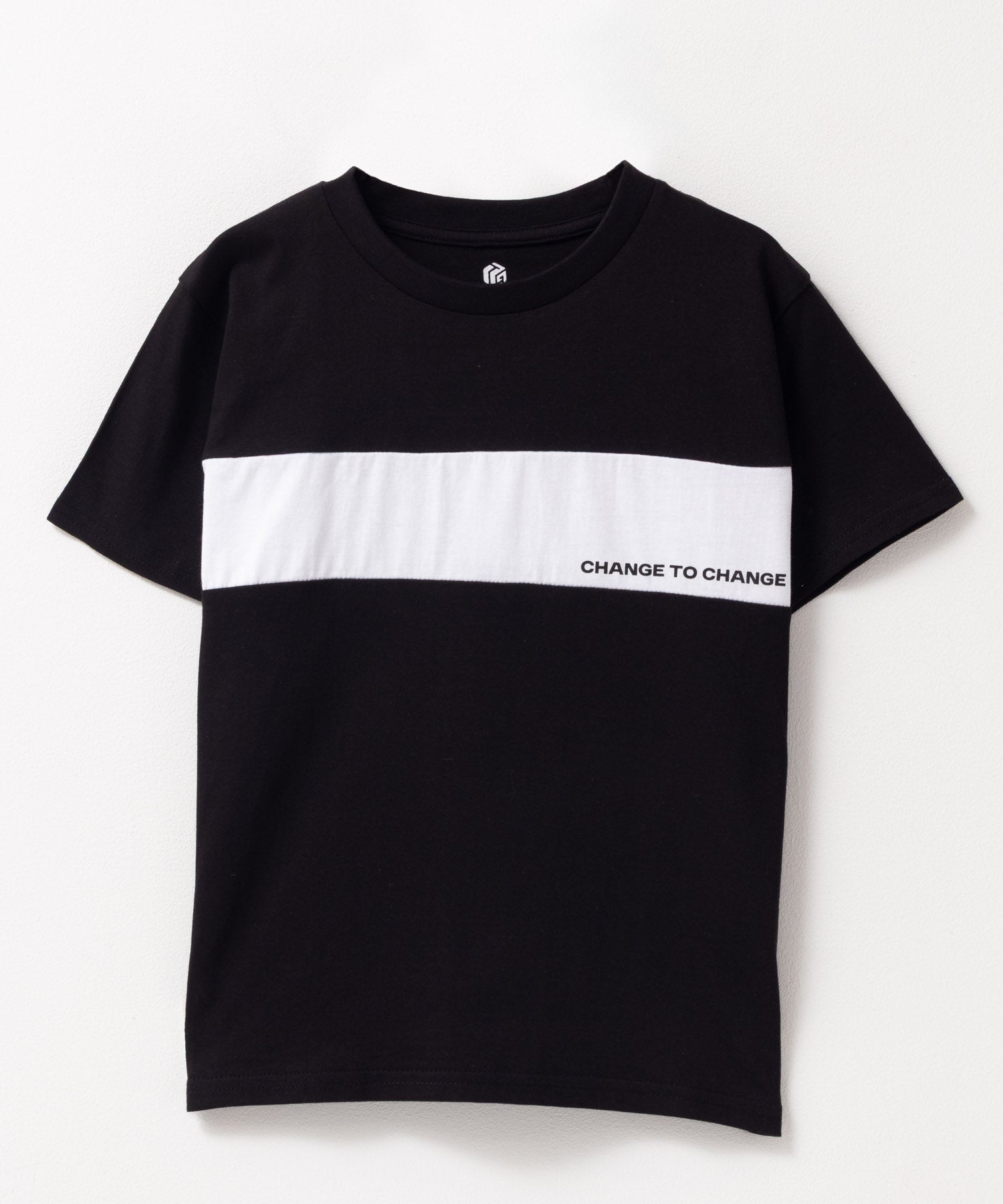 マックハウス Mac-House 切り替えグラフィック半袖Tシャツ （ブラック） ブラック
