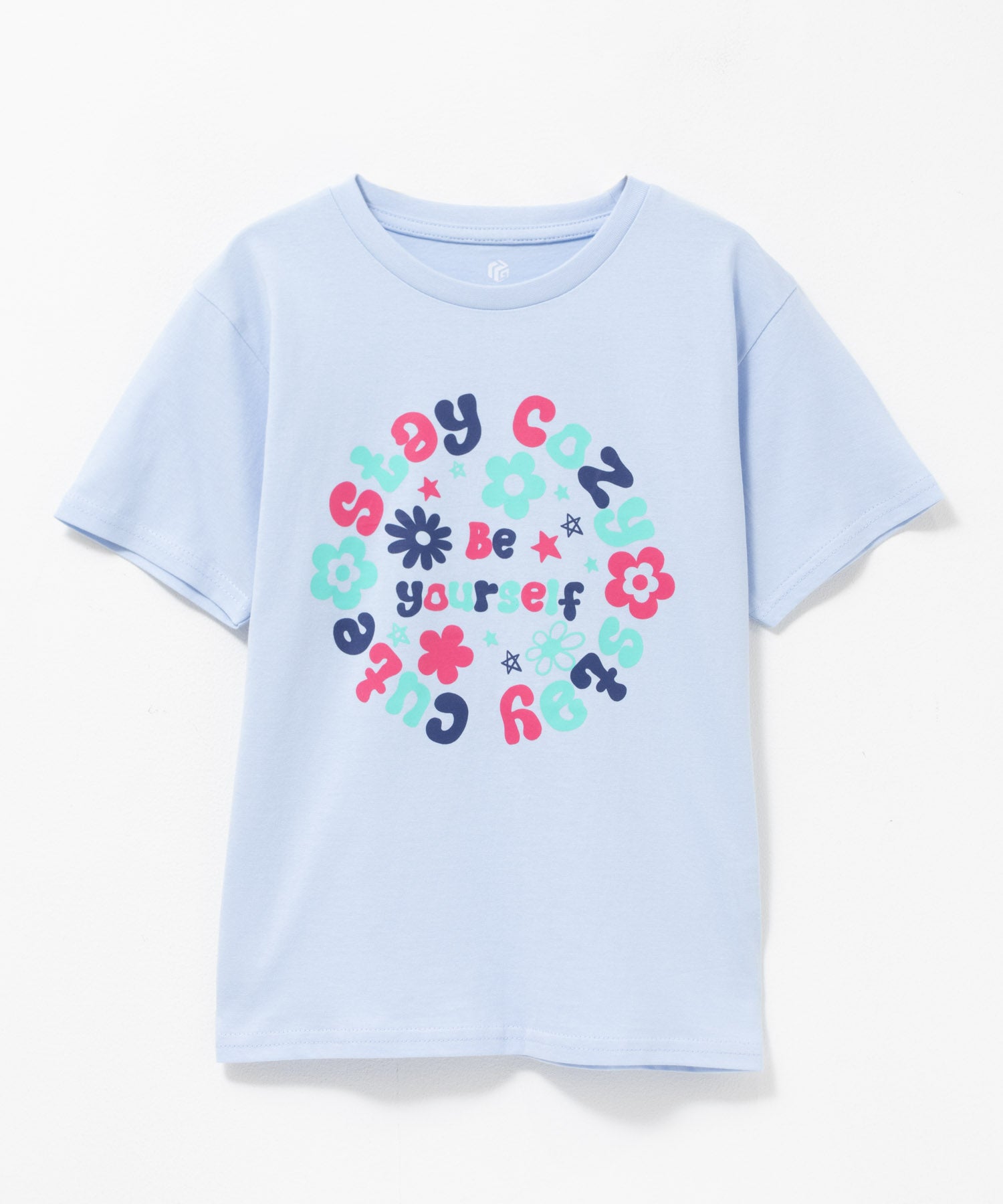 マックハウス Mac-House サークルロゴ半袖Tシャツ （サックス） サックス