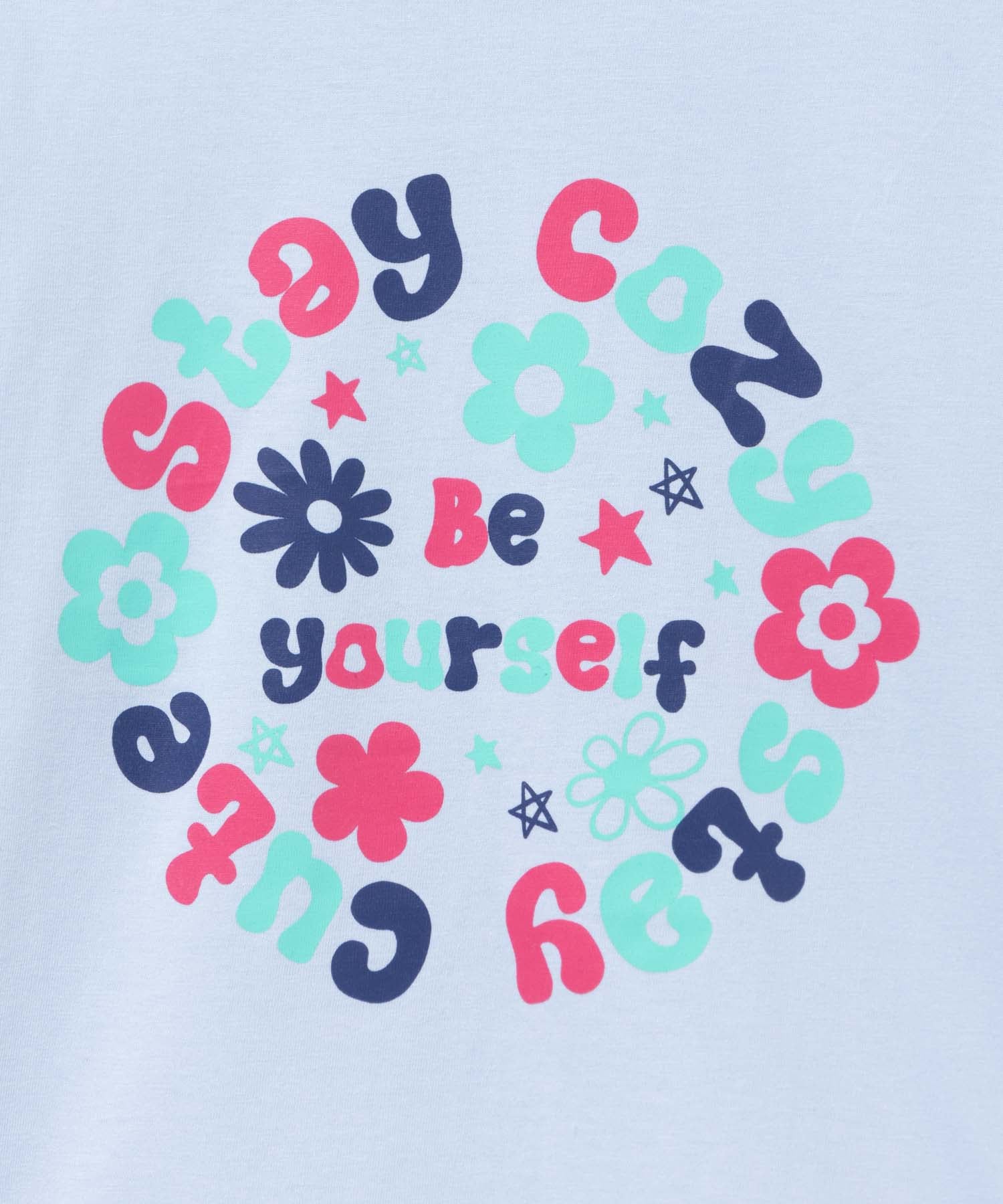 マックハウス Mac-House サークルロゴ半袖Tシャツ （サックス） サックス